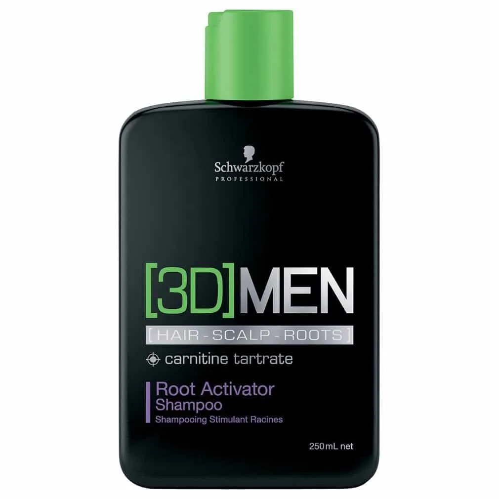 Schwarzkopf 3D Men Root Activator Shampoo 250ml