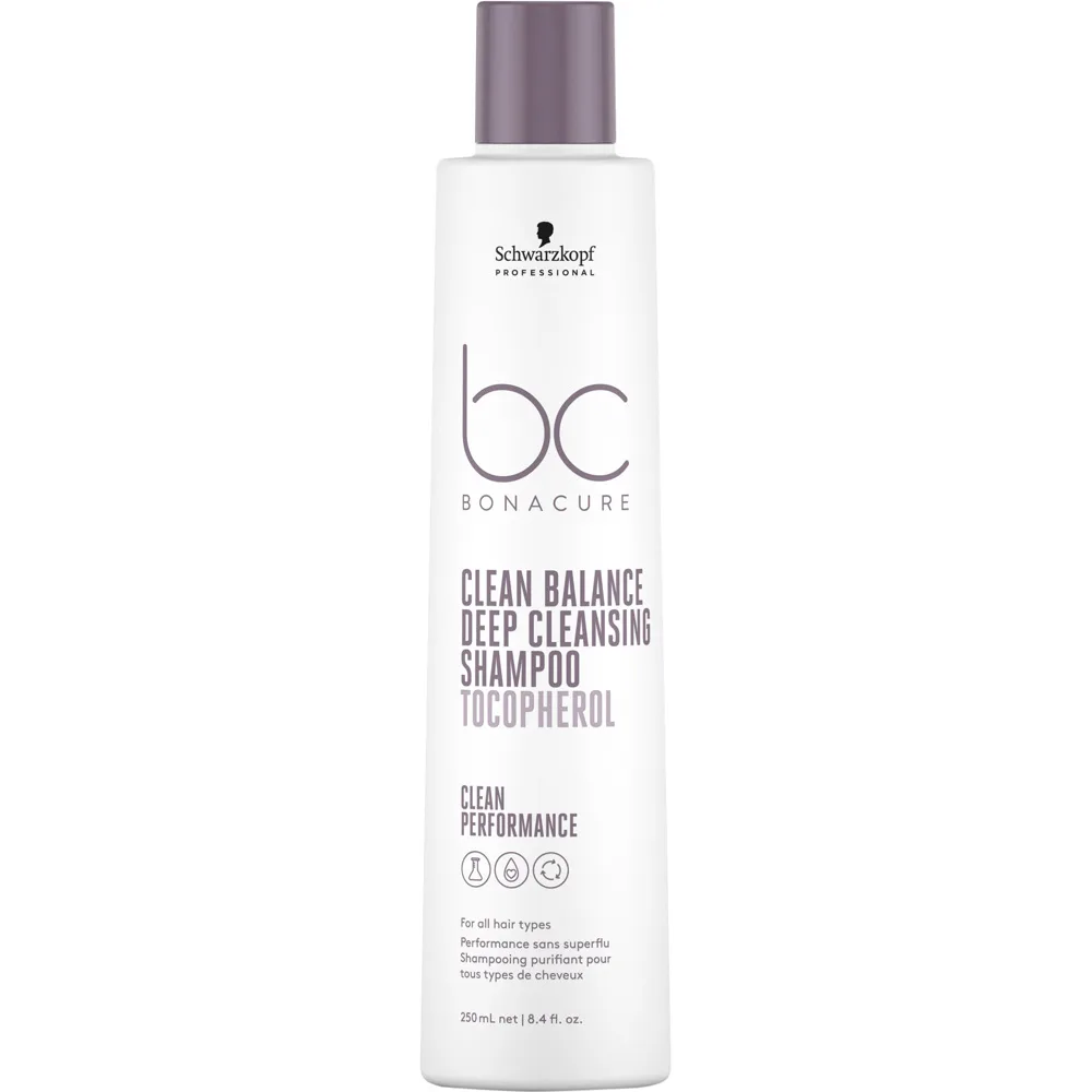 Schwarzkopf BC Bonacure Clean Balance Deep Cleansing Shampoo Tocopherol 250 ml