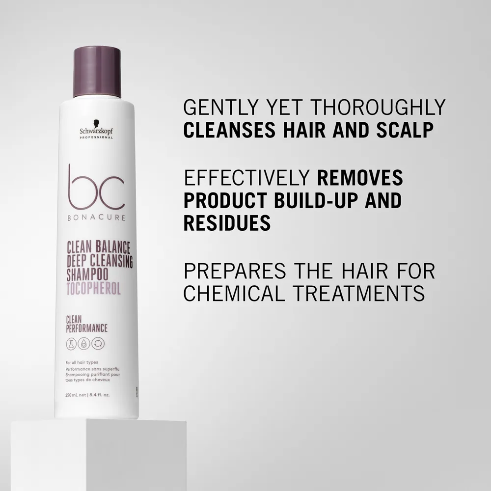 Schwarzkopf Professional BC Bonacure Clean Balance Djupt ren- och klargörande schampo 250 ml