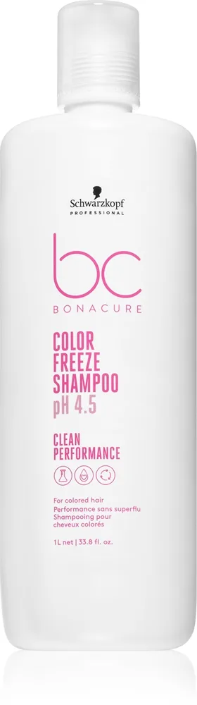Schwarzkopf Professional BC Bonacure Color Freeze Beskyttende shampoo Til farvet hår 1000 ml