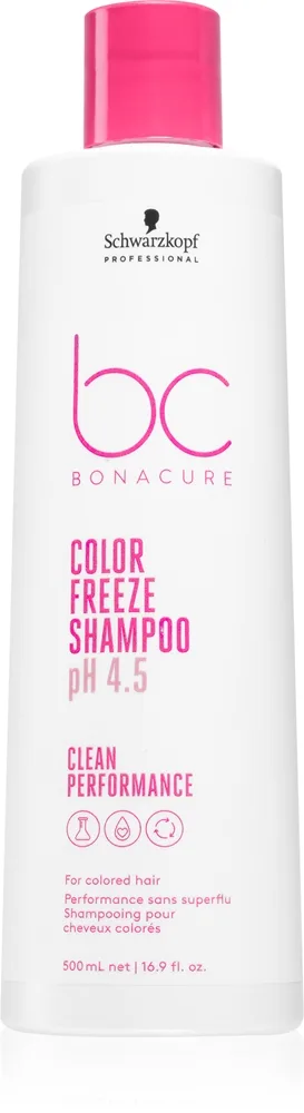 Schwarzkopf Professional BC Bonacure Color Freeze Beskyttende shampoo Til farvet hår 500 ml