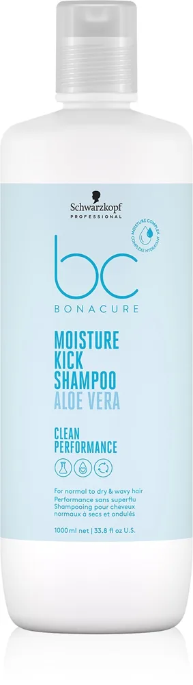 Schwarzkopf Professional BC Bonacure Moisture Kick Fugtgivende shampoo 1000 ml