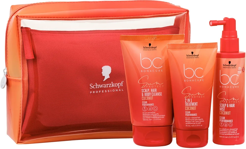 Schwarzkopf Professional BC Bonacure Sun Protect Sun Bag Rese-set för sol-stressat hår 1 st.