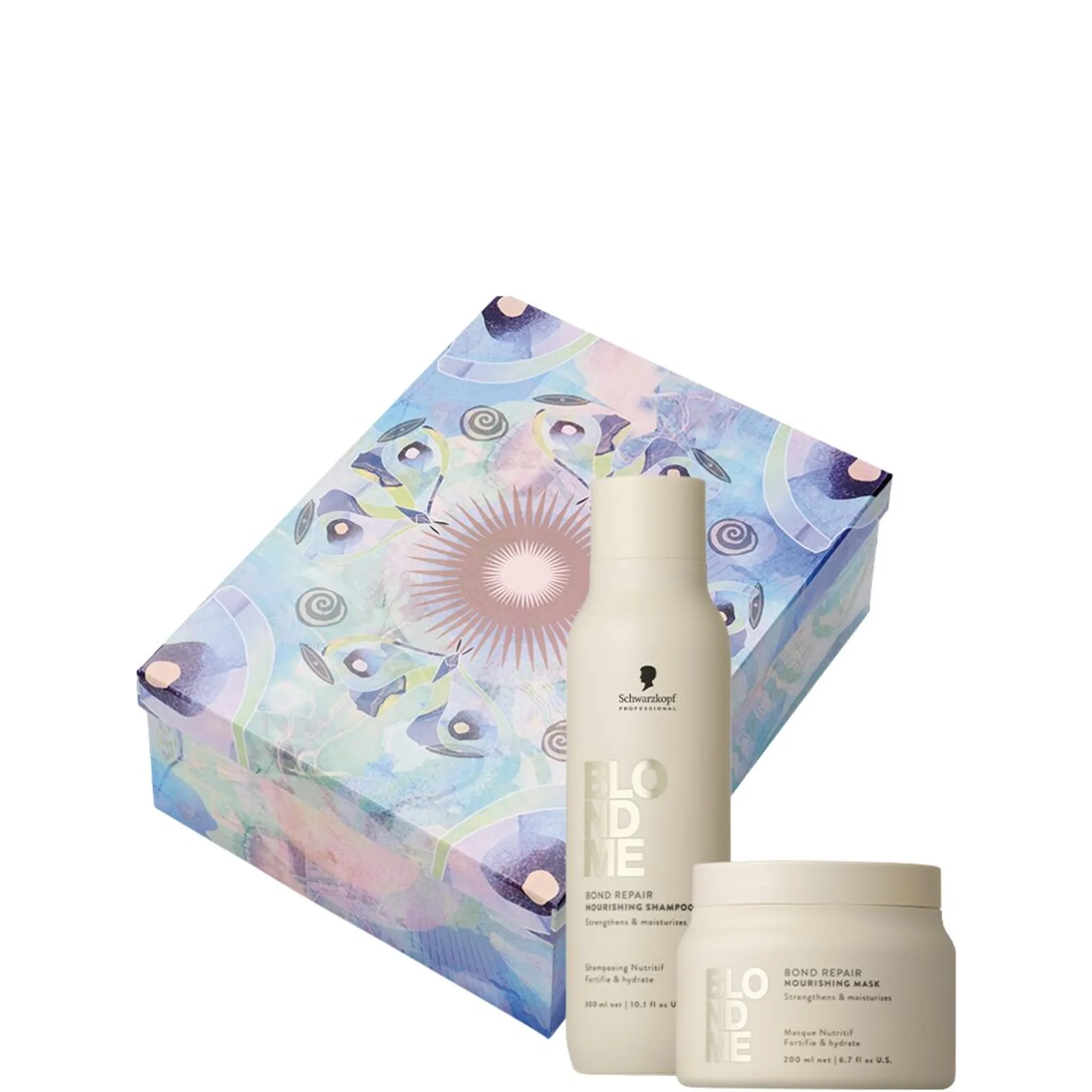 Schwarzkopf Professional BlondMe Bond repair Essentials -lahjapakkaus Hiustenhoitosetti