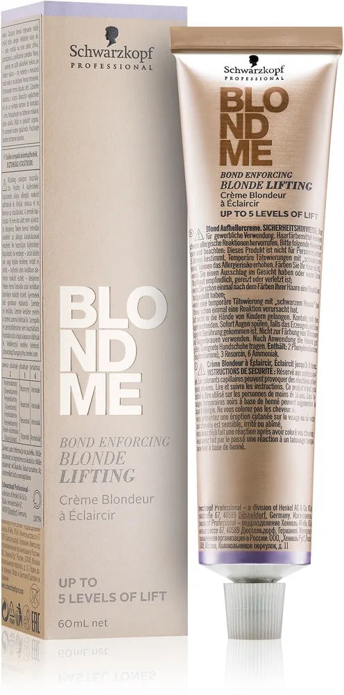 Schwarzkopf Professional Blondme Lifting Uppljusande kräm för blont hår Skugga Sand 60 ml