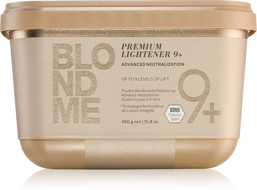 Schwarzkopf Professional Blondme Premium Lightener 9+ Premium uppljusande 9+ dammfritt puder 450 g