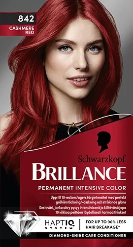 Schwarzkopf Brillance 842 Cashmere Red - 1 pcs