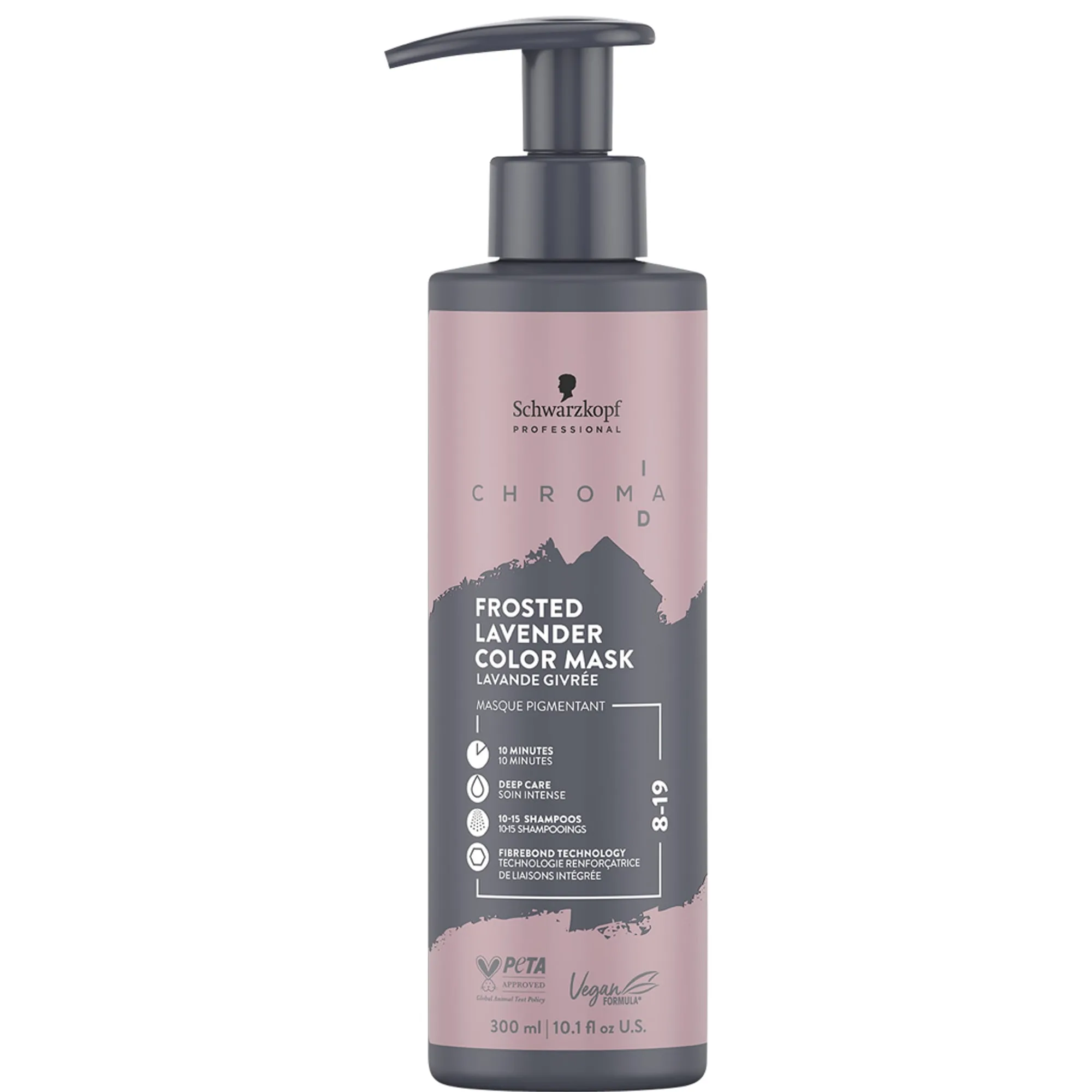 Schwarzkopf Professional Chroma ID Color Mask intensiv färginpackning för hår Skugga 8-19 Frosted Lavender 300 ml