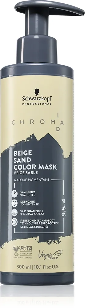 Schwarzkopf Professional Chroma ID Beige Sand Bonding Color Mask 9,5-4 Värinaamio