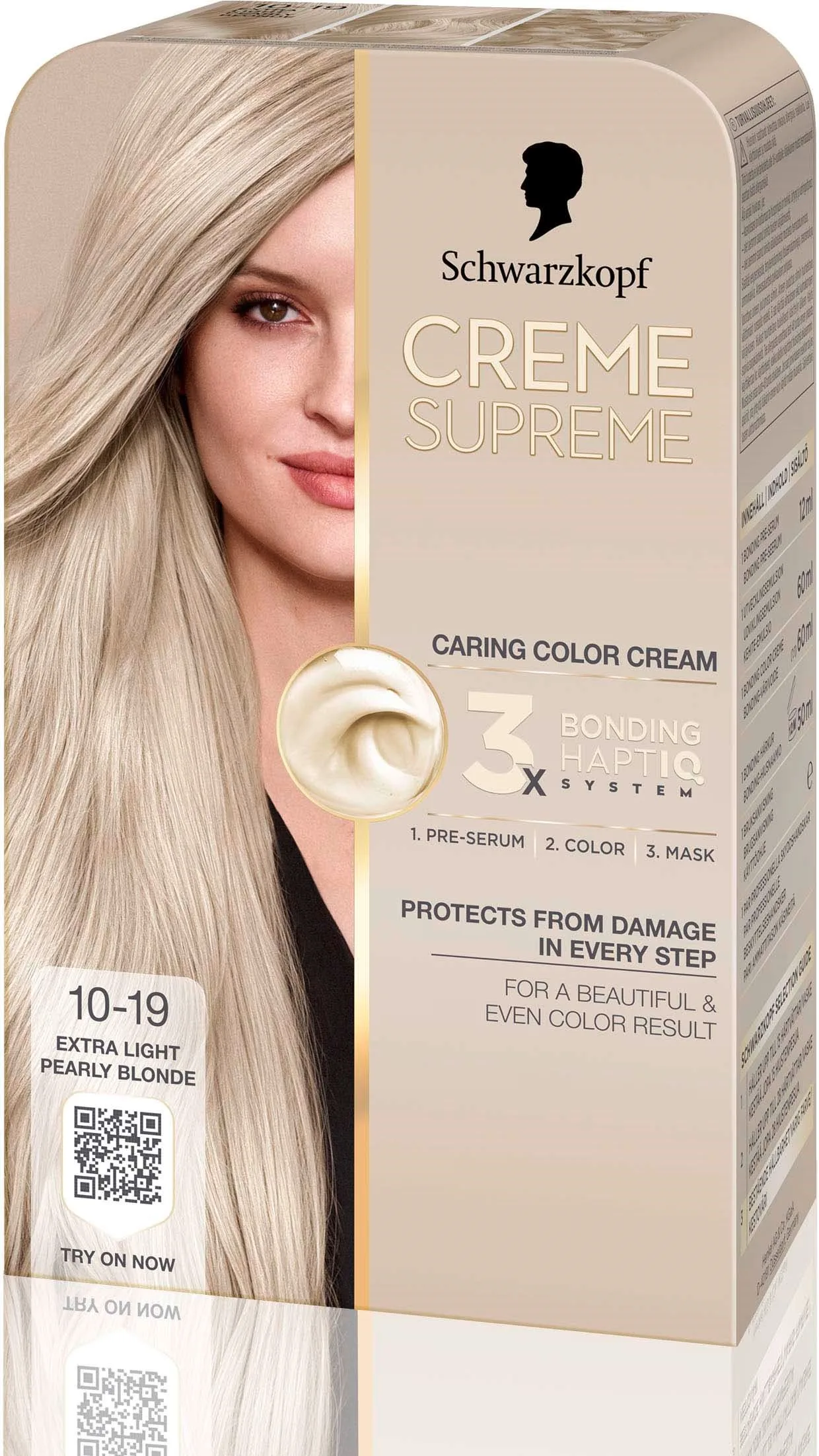 Schwarzkopf Creme Supreme 10-19 Ultra Light Pearly Blonde - 1 pcs