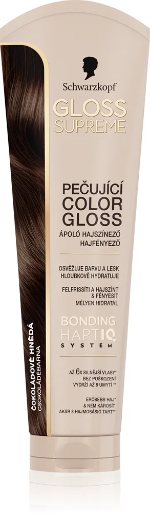 Schwarzkopf Creme Supreme Gloss färginpackning Tillför fukt och glans Skugga Chocolate Brown 145 ml