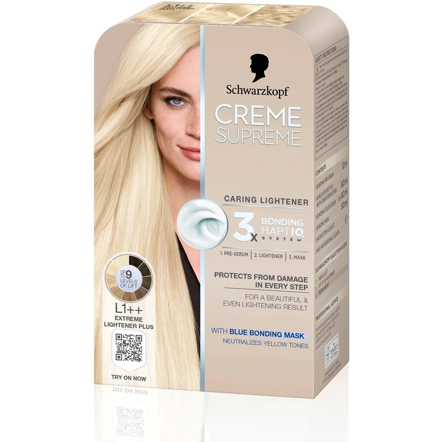 Schwarzkopf Creme Supreme L1++ Extreme Lightener Plus 60 ml