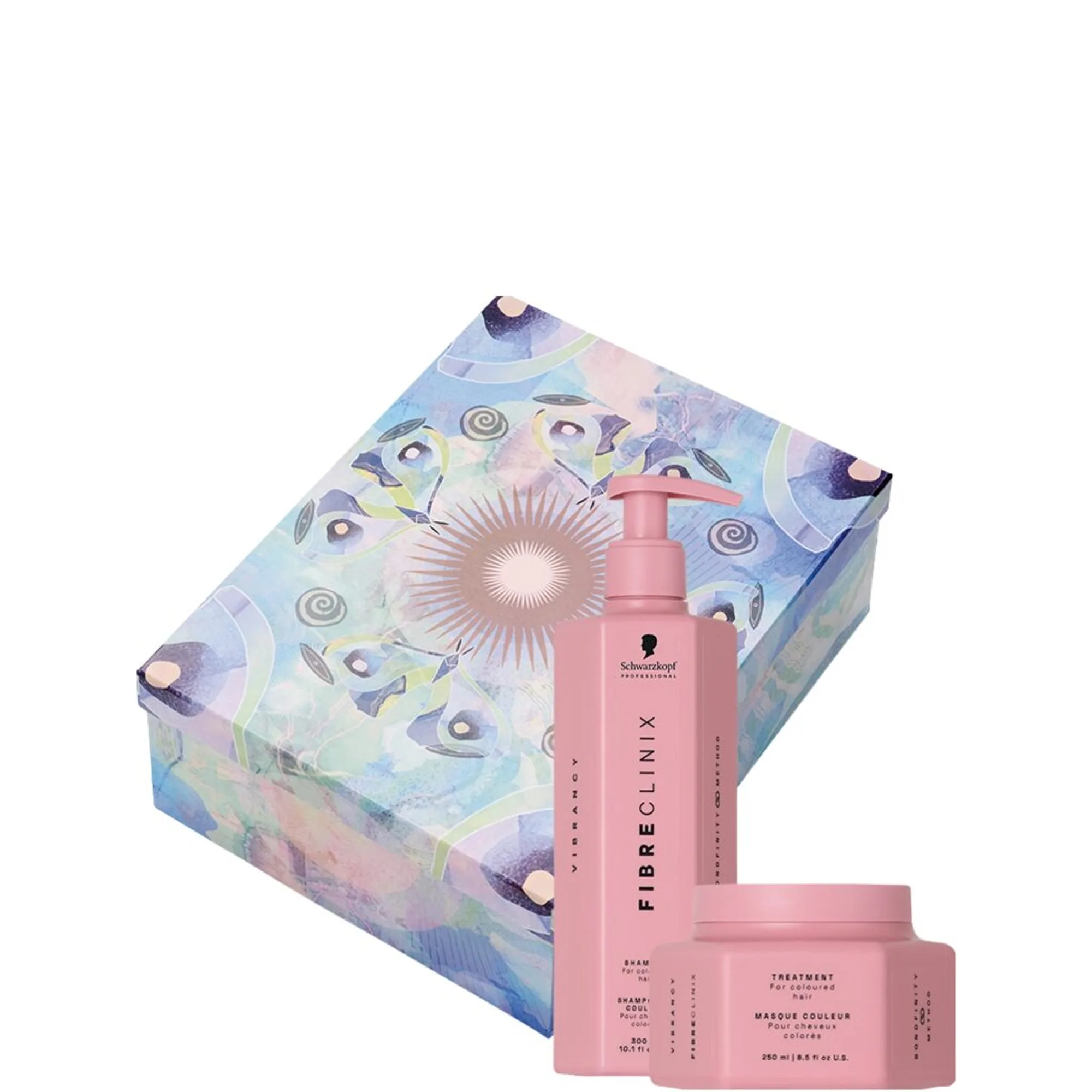 Schwarzkopf Professional FIBRE CLINIX Vibrancy lahjapakkaus Hiustenhoitosetti