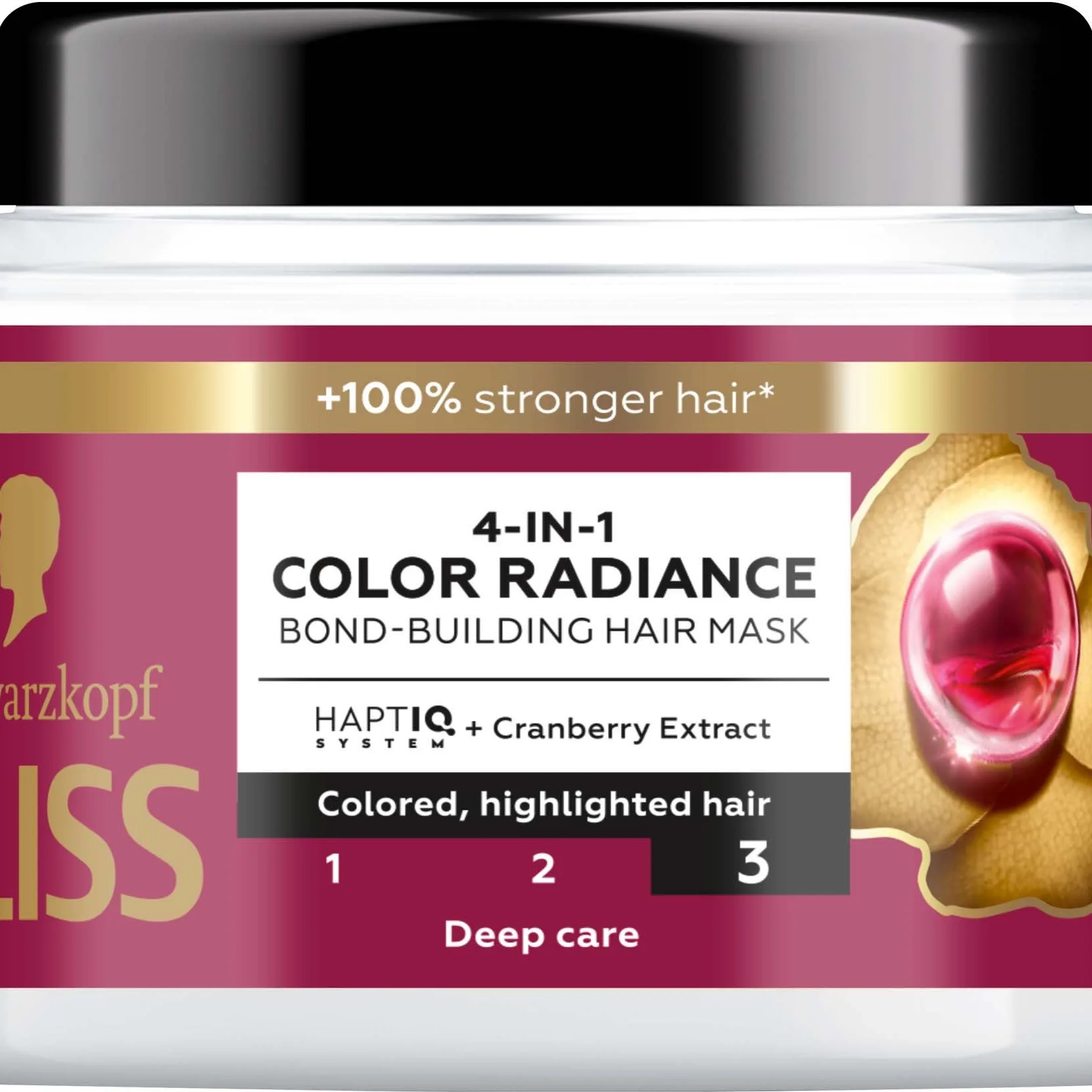 Schwarzkopf Gliss 4-In-1 Color Radiance Bond-Building Hair Mask 400 ml