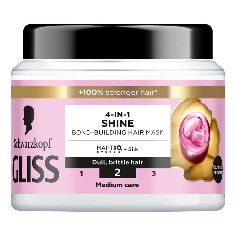 Schwarzkopf Gliss 4-In-1 Shine Bond-Building Hair Mask 400 ml