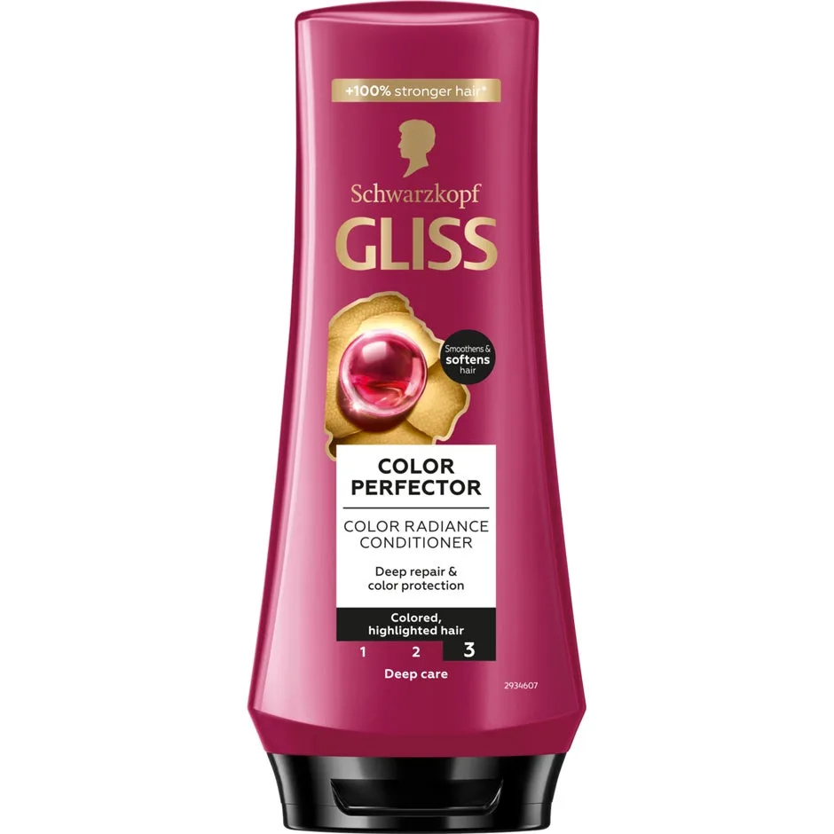 Schwarzkopf Gliss Color Perfector Color Radiance Conditioner for Coloured & Highlighted Hair 200 ml