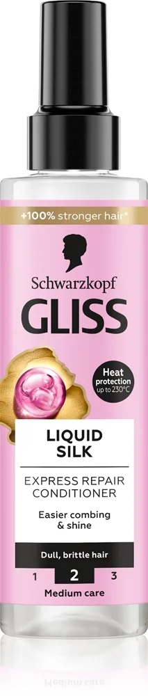 Schwarzkopf Gliss Liquid Silk Leave-in balsam For at give håret styrke og glans 200 ml