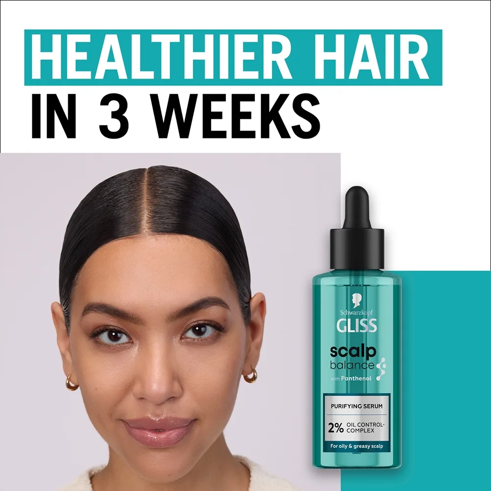 Schwarzkopf Gliss Scalp Balance syväpuhdistava päänahkaseerumi rasvoittuviin hiuksiin 100 ml