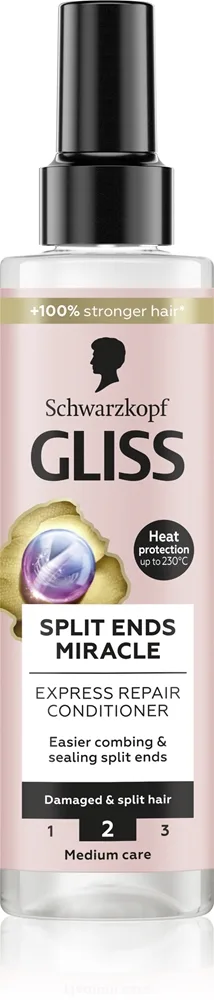 Schwarzkopf Gliss Split Ends Miracle Leave-in balsam til ødelagte hårspidser 200 ml