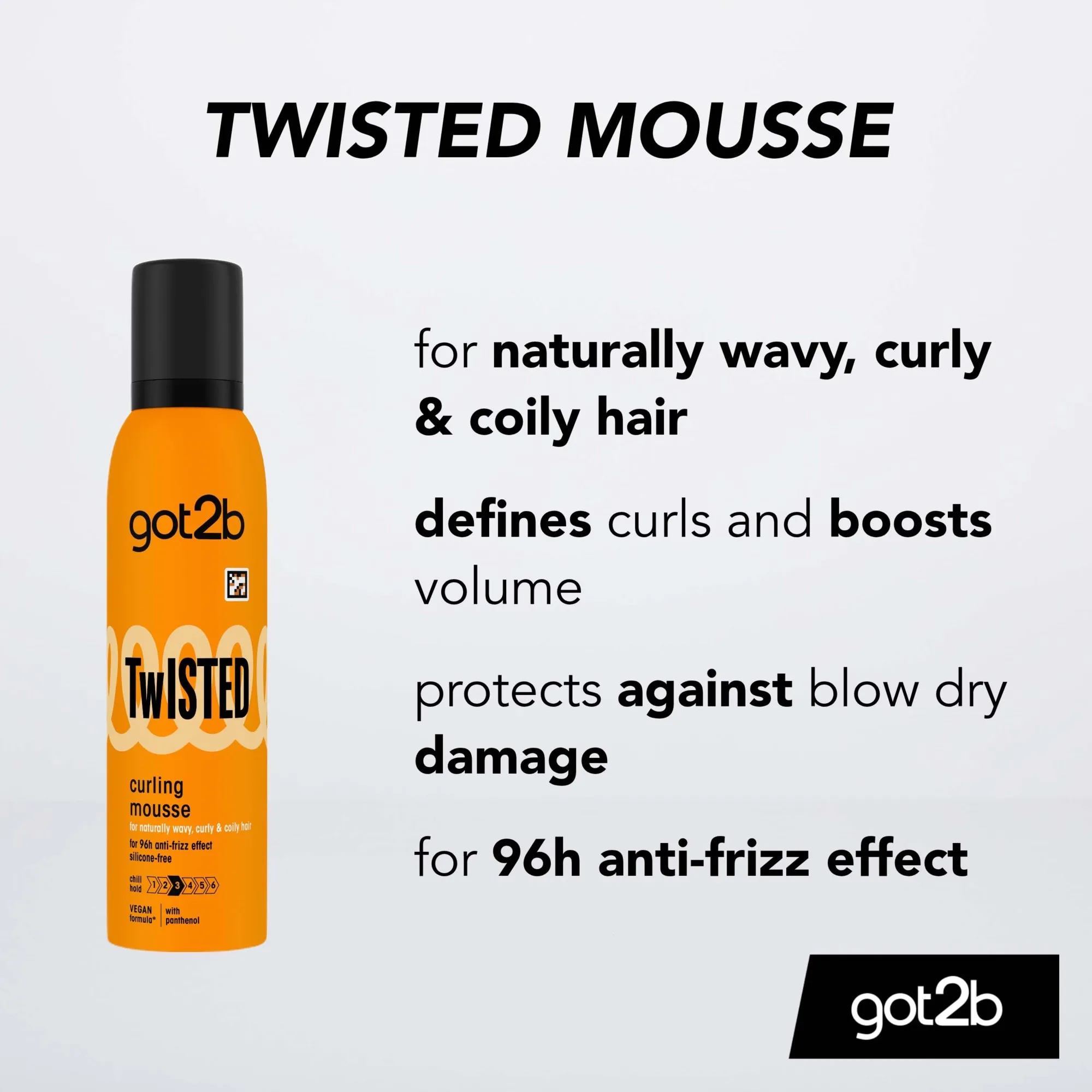 Schwarzkopf Got2b Twisted Mousse 250 ml
