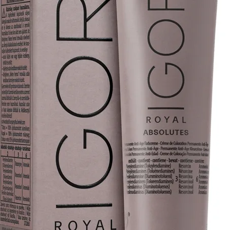 Schwarzkopf Professional IGORA Royal Absolutes Hårfärg Skugga 6-460 Dark Blonde Beige Brown Natural 60 ml
