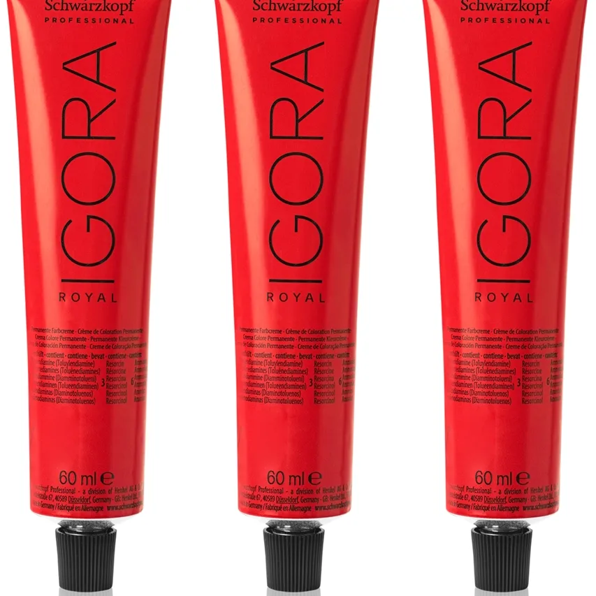 Schwarzkopf Professional IGORA Royal Hårfärg Ekonomiförpackning Skugga 6-00 Dark Blonde Natural Extra