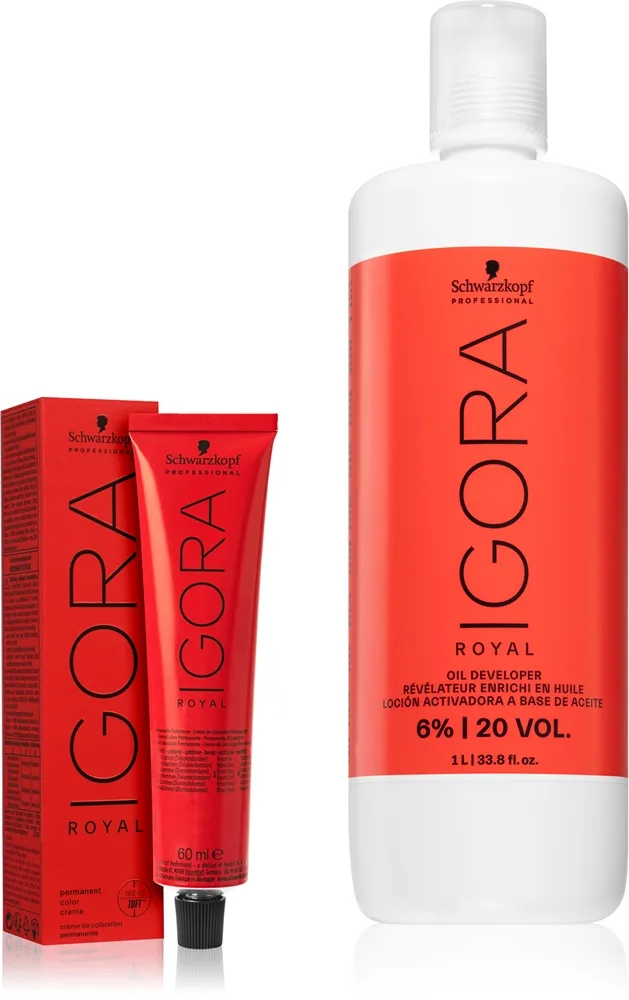 Schwarzkopf Professional IGORA Royal Set vid hårfärgning Skugga 5-0