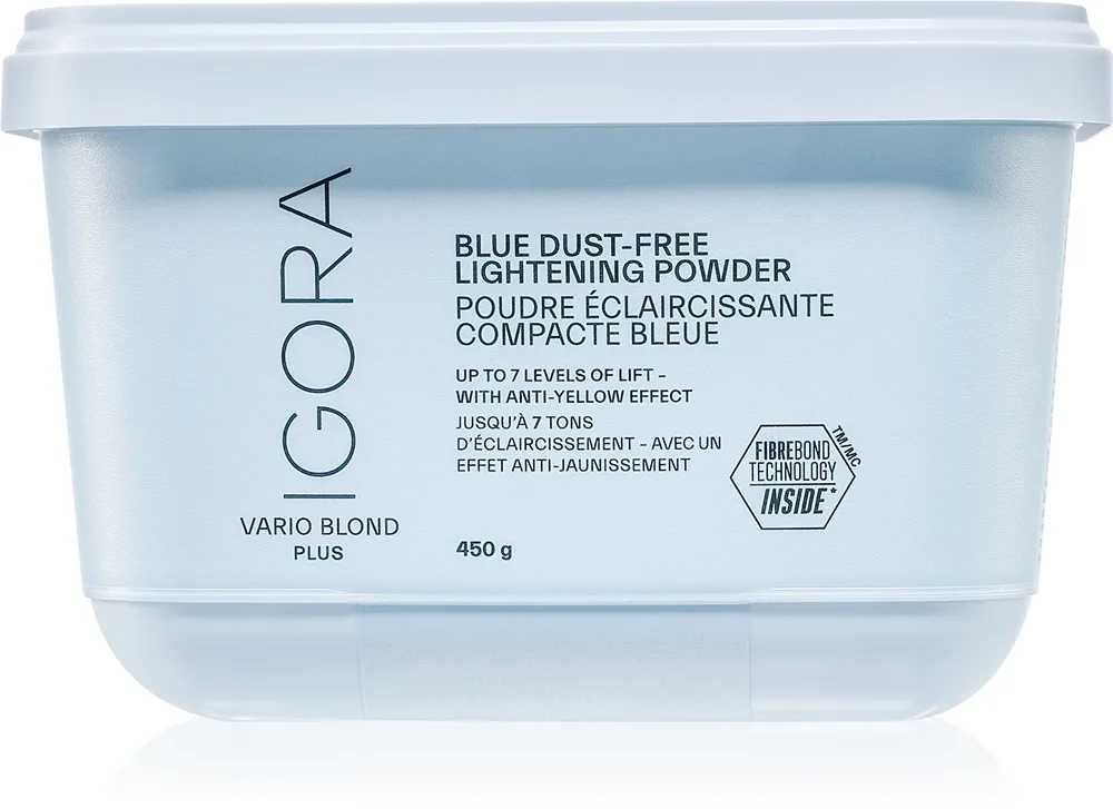 Schwarzkopf Professional IGORA Vario Blond Blue Dust-Free Lightening Powder blekningsmedel för lera för blont hår 450 g