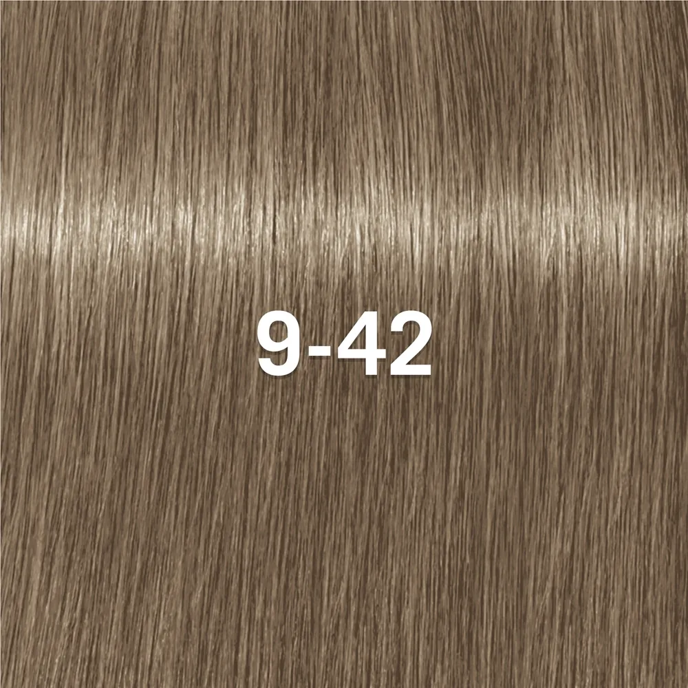 Schwarzkopf Professional IGORA Vibrance hiusten puolikestoväri sävy 9-42 Extra Light Blonde Beige Ash 60 ml