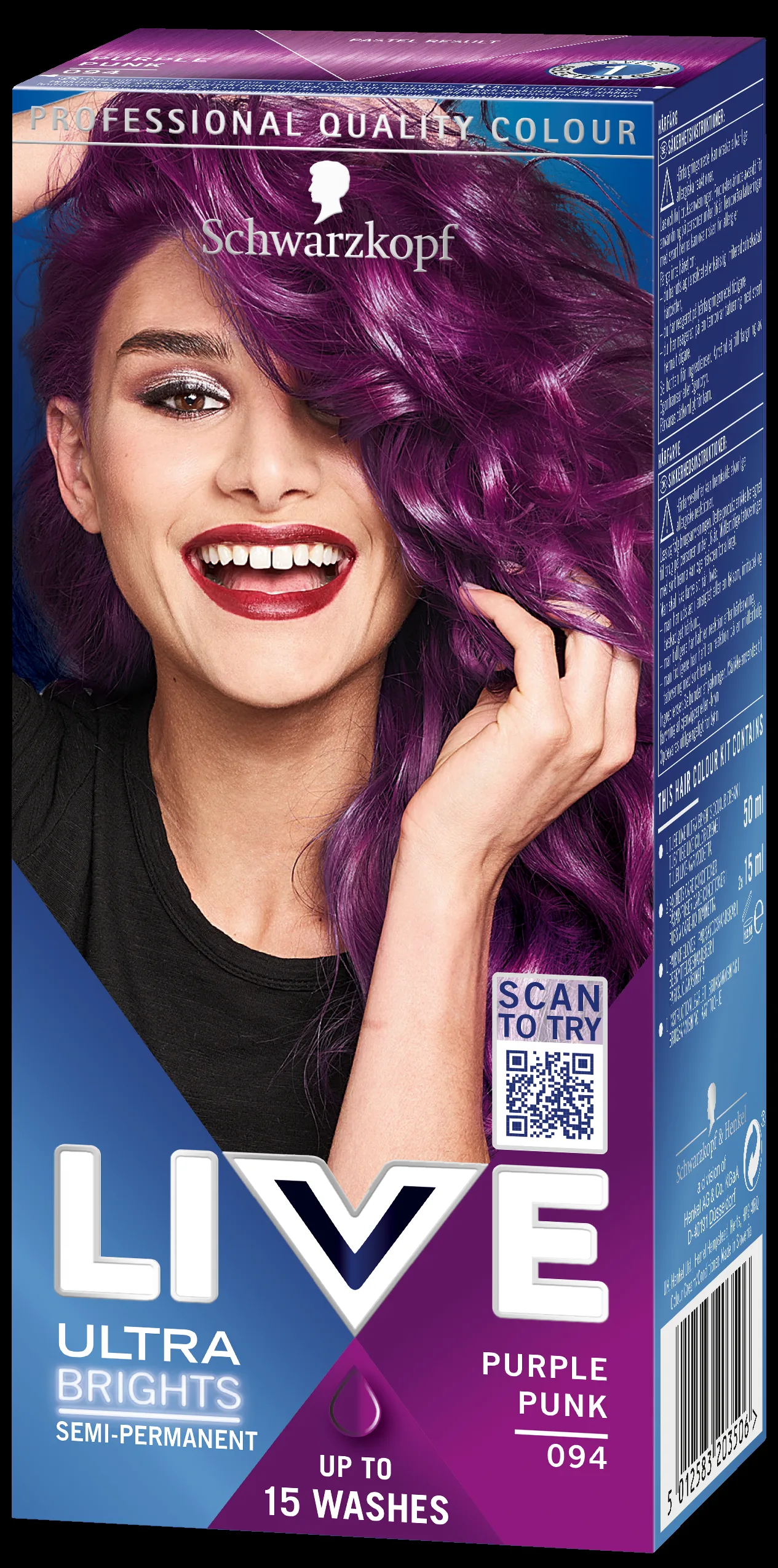 Schwarzkopf Live Color Moment 94 Purple Punk Semi-permanent - 1 pcs
