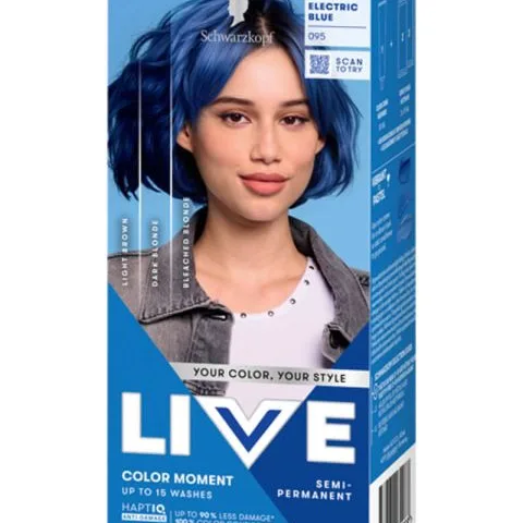 Schwarzkopf LIVE Color Moment 95 Electric Blue 50 ml