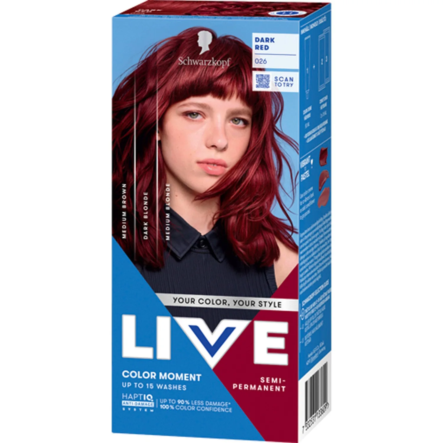 Schwarzkopf Live Final Fantasy XIV Dark Red (U) 50 ml