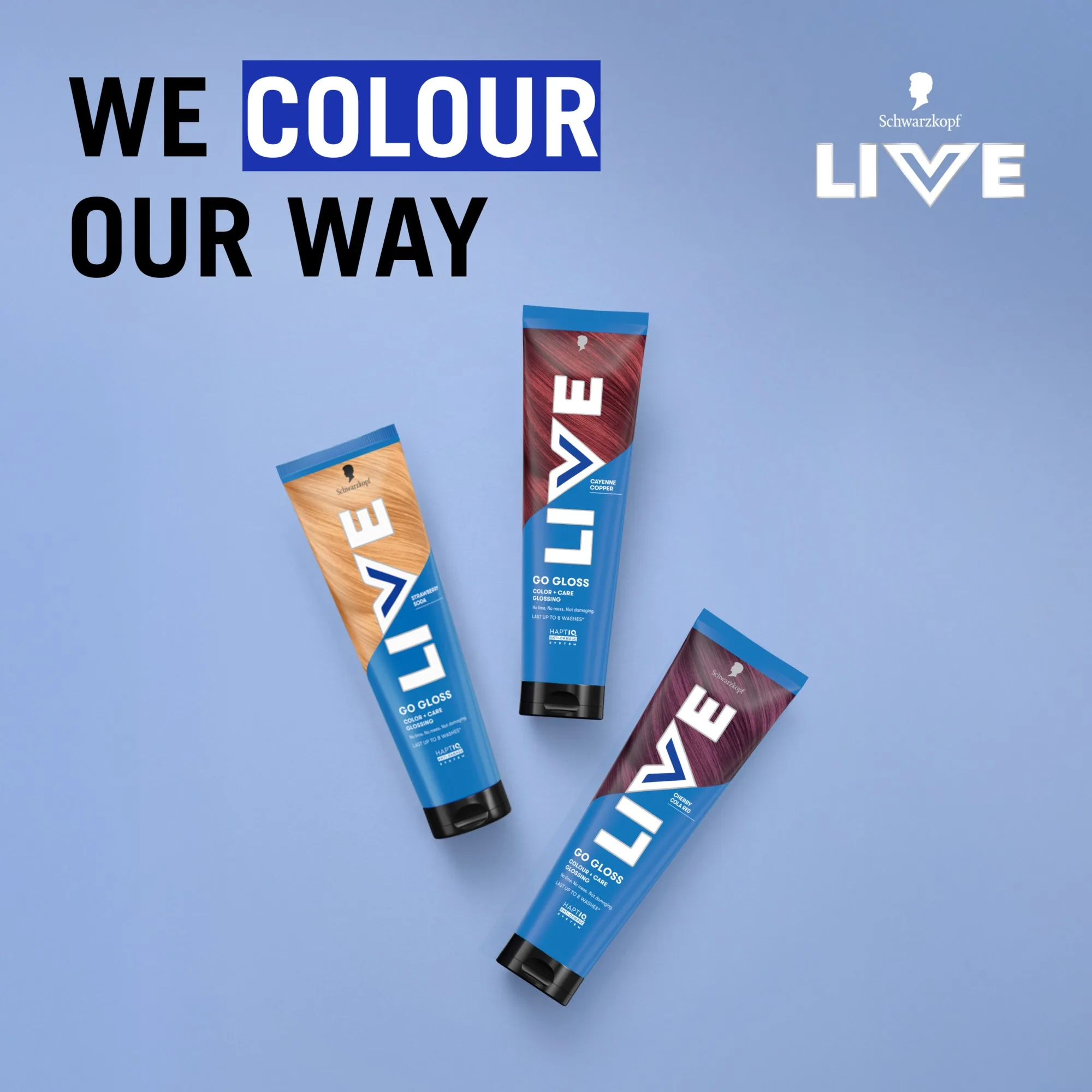 Schwarzkopf LIVE Go Gloss 150 ml Cherry Cola Red