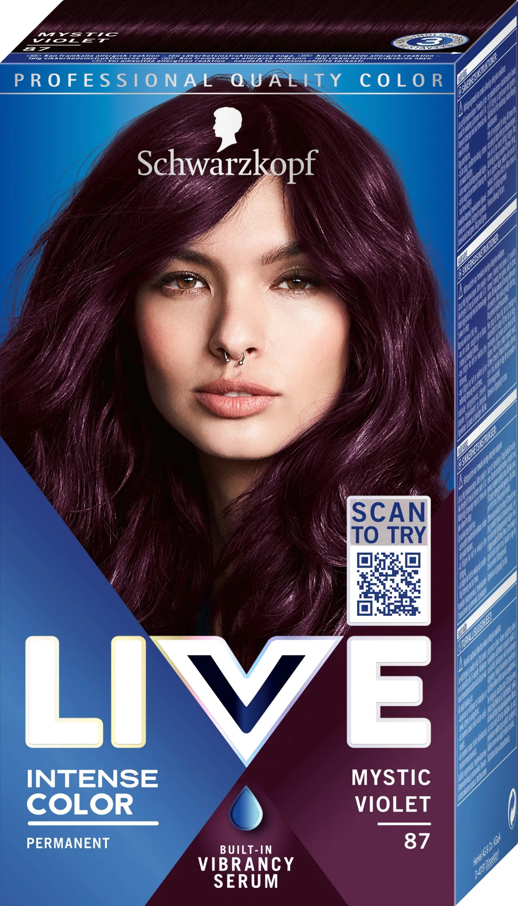 Schwarzkopf Live Intense Color 87 Mystic Violet - 1 pcs