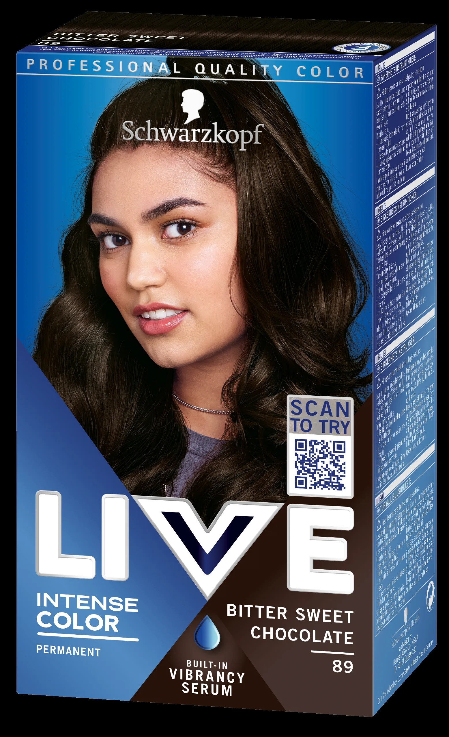 Schwarzkopf Live Intense Color 89 Bitter Sweet Chocolate - 1 pcs