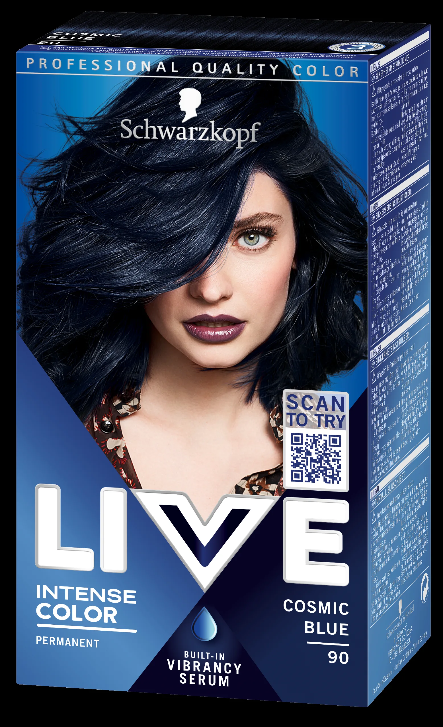 Schwarzkopf Live 90 Cosmic Blue (U)