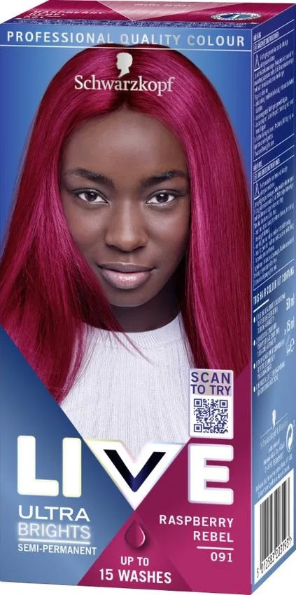 Schwarzkopf Live Ultra Bright 091 Raspberry Rebel