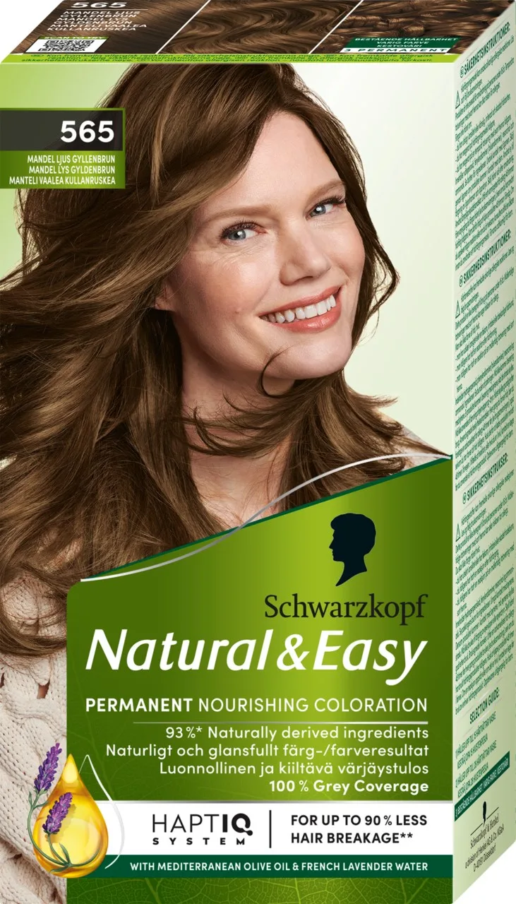 Schwarzkopf Natural & Easy 565 Almond Light Golden Brown 60 ml