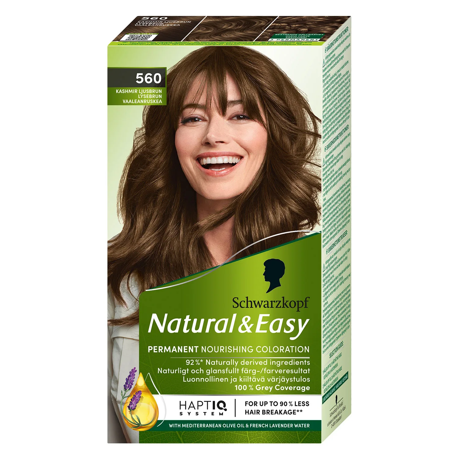 Schwarzkopf Natural & Easy 560 Kashmir Ljusbrun 1 st