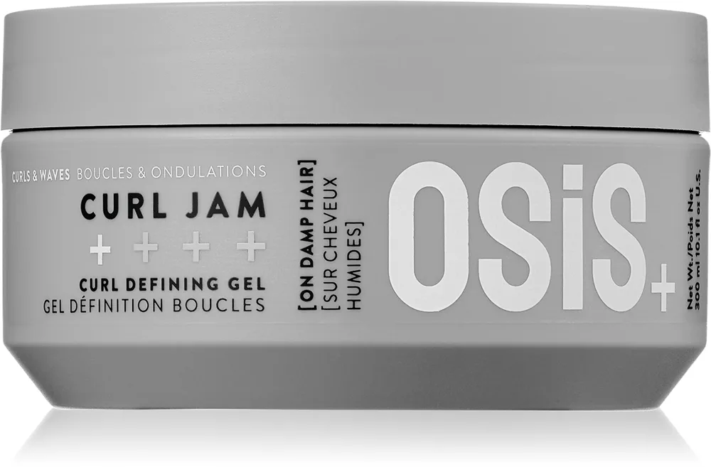 Schwarzkopf Professional Osis+ Curl Jam muotoilugeeli aaltoileville ja kiharille hiuksille 300 ml