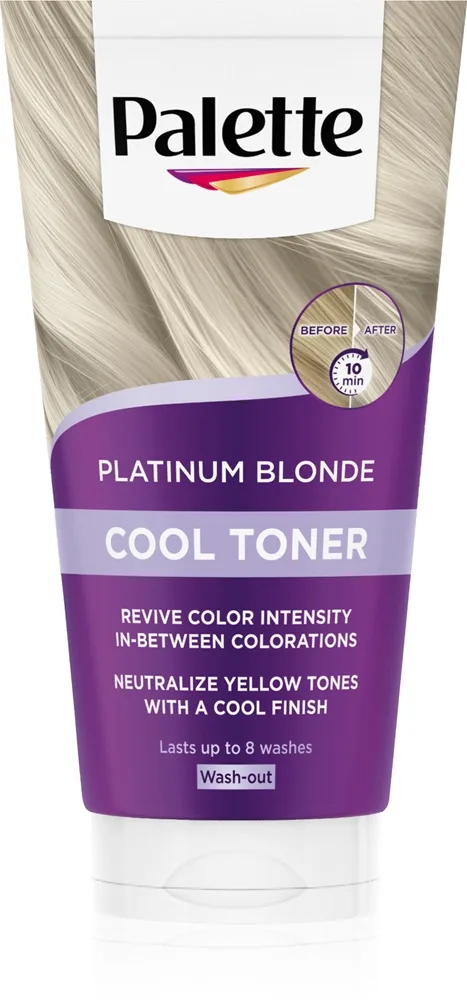 Schwarzkopf Palette Cool Toner toningsfarve til at neutralisere gule toner til Hår 150 ml