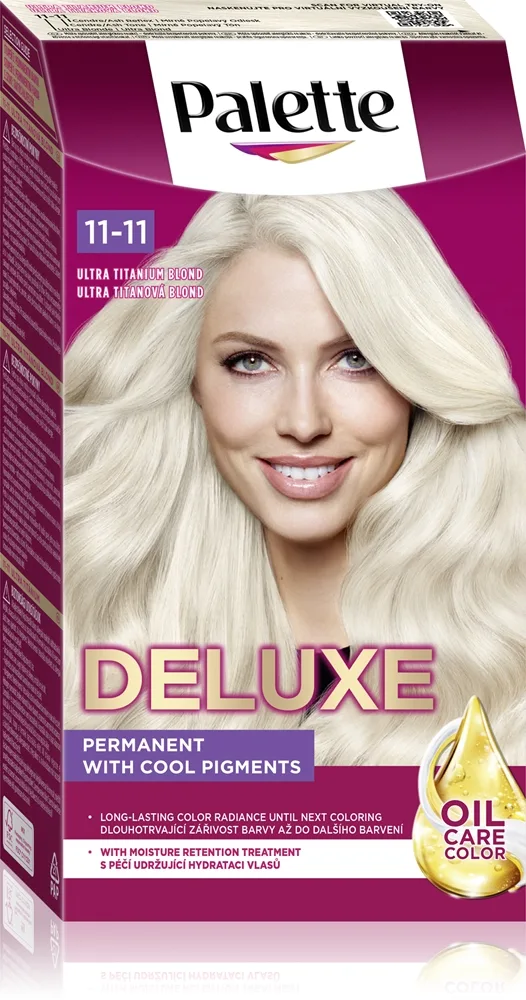 Schwarzkopf Palette Deluxe kestohiusväri sävy 11-11 Ultra Titanium 1 kpl