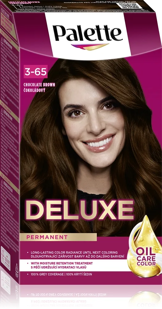 Schwarzkopf Palette Deluxe kestohiusväri sävy 3-65 Chocolate Brown 1 kpl