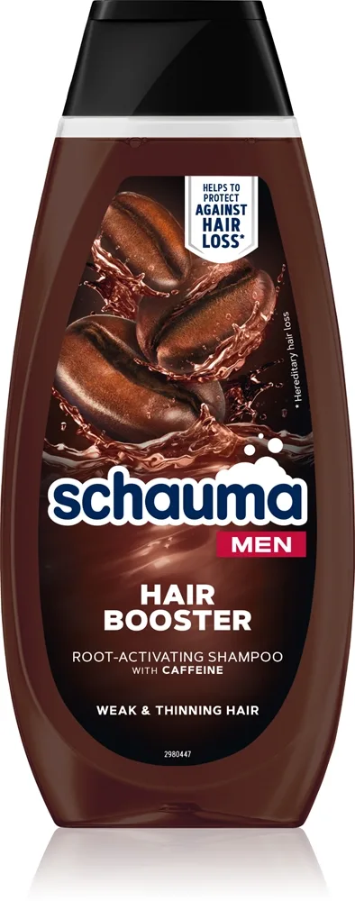 Schwarzkopf Schauma Hair Booster Koffein shampoo til mænd 400 ml