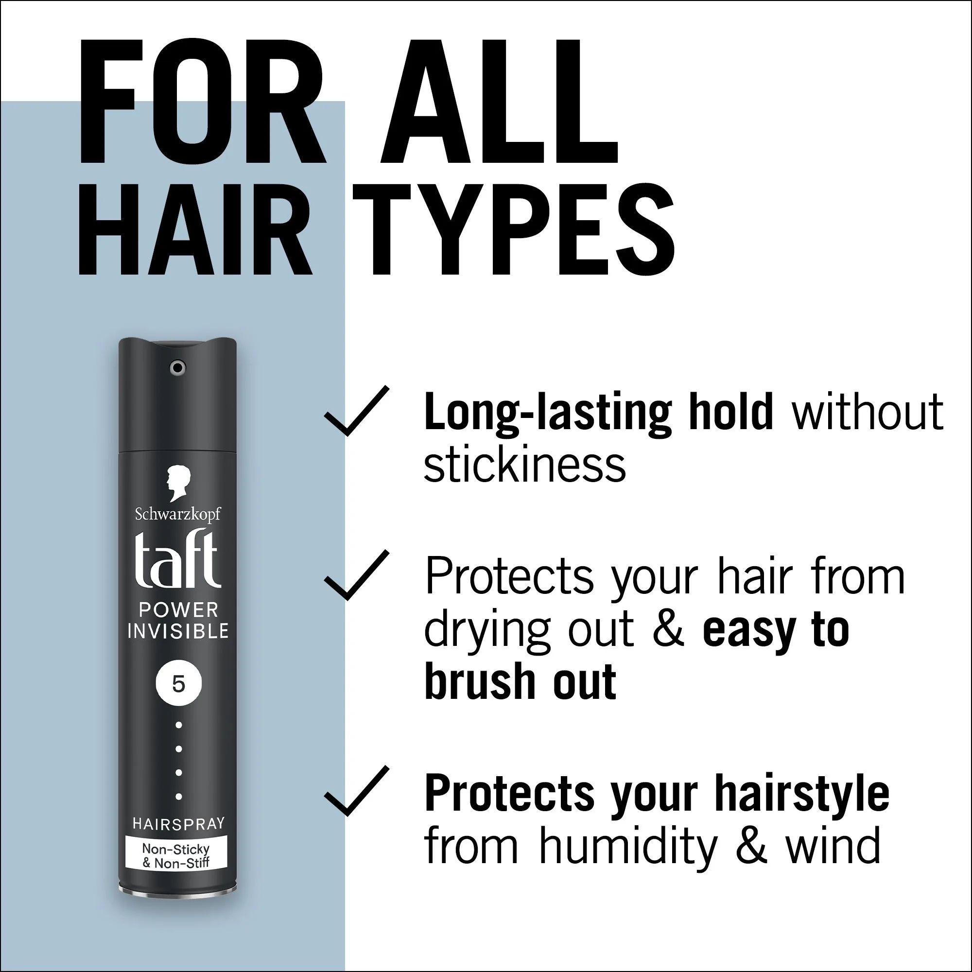 Schwarzkopf Taft Power Invisible Hairspray 5 250 ml