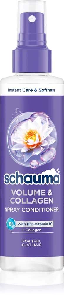 Schwarzkopf Schauma Volume & Collagen Conditioner im Spray für sanfte und müde Haare 200 ml