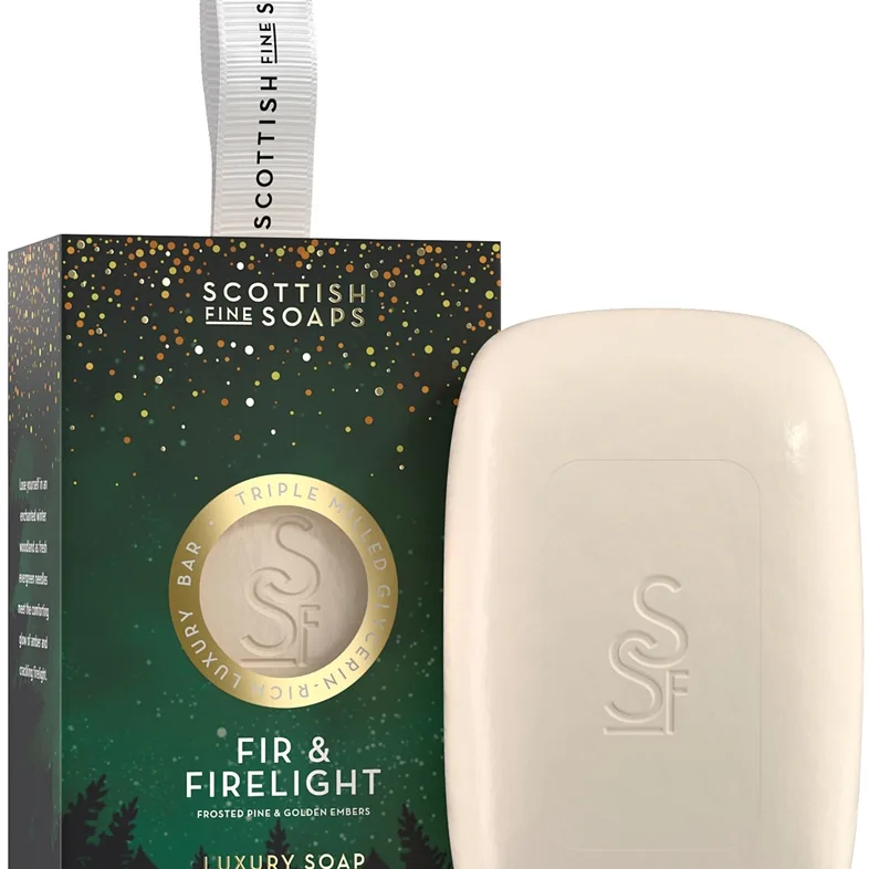 Scottish Fine Soaps Fir & Firelight Feinseife in Schachtel 150 g