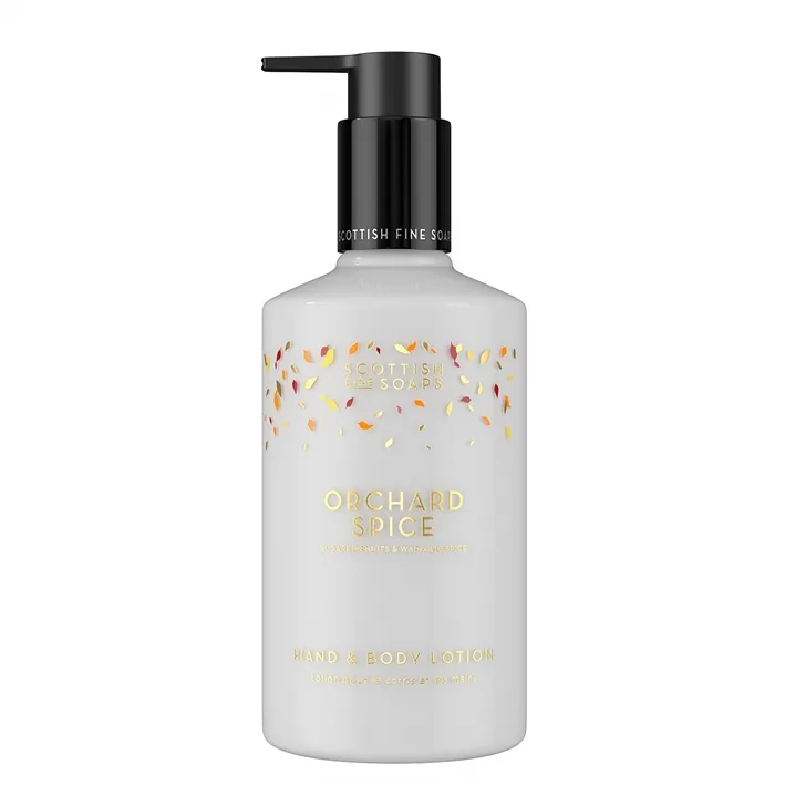 Scottish Fine Soaps Orchard Spice Hand & Body Lotion Fugtende mælk til hænder og krop 300 ml