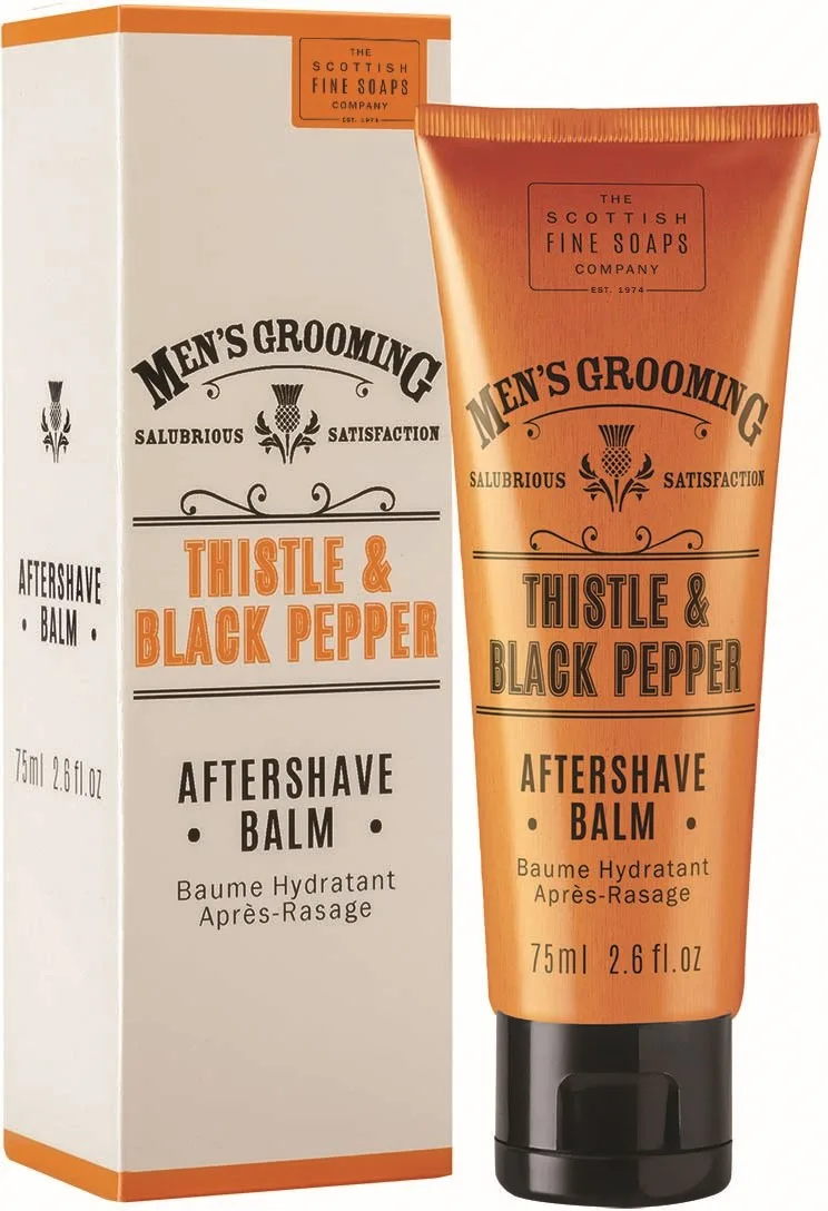 The Scottish Fine Soaps Thistle & Black Pepper Aftershave Balm 75 ml