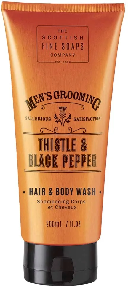 The Scottish Fine Soaps Thistle & Black Pepper Hair & Body Wash  200 ml